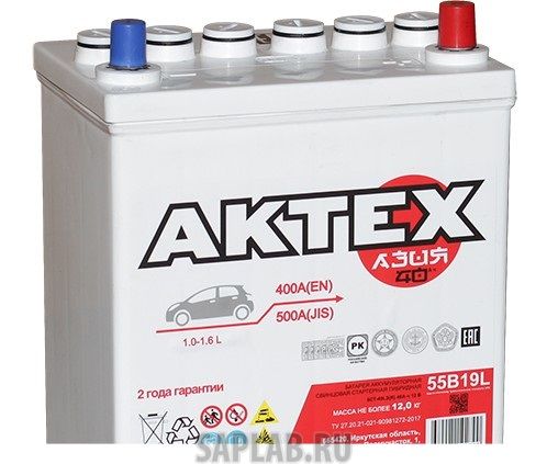 Купить AKTEX АТА40ЗLB19 Аккумулятор легковой 