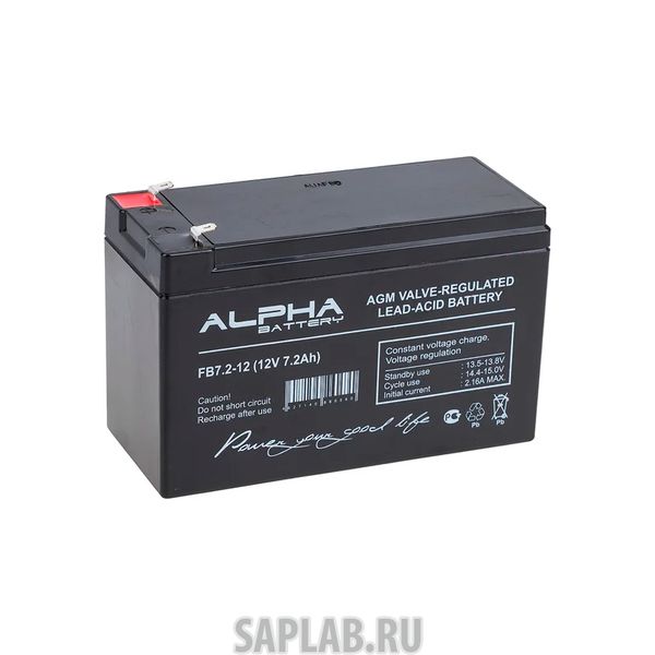 Купить ALPHA FB7212 Аккумулятор Alpha FB 7.2-12 12V 7.2Ah AGM