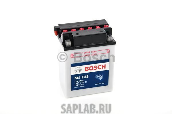 Купить BOSCH 0092M4F380 Аккумулятор автомобильный BOSCH 0 092 M4F 380 14 Ач
