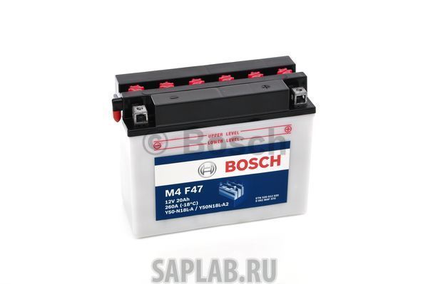 Купить BOSCH 0092M4F470 Аккумулятор автомобильный BOSCH 0 092 M4F 470 20 Ач