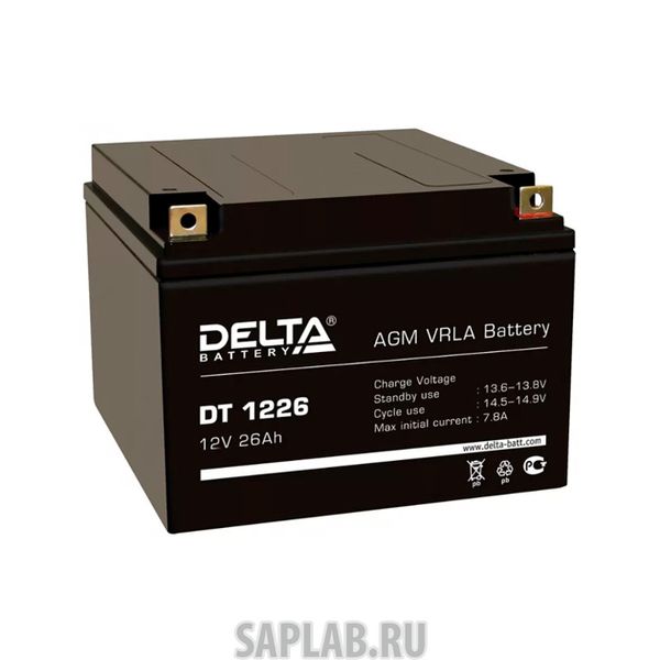 Купить DELTA DT1226 Аккумулятор Delta DT 1226 12В 26Ач 167x175x126 мм Обратная (-+)
