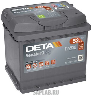 Купить DETA DA530 Аккумулятор автомобильный DETA DA530 53 Ач