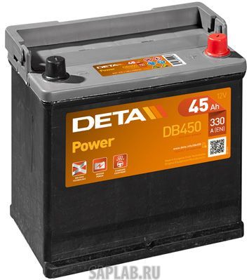 Купить DETA DB450 Аккумулятор автомобильный DETA DB450 45 Ач