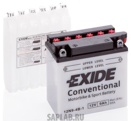 Купить EXIDE 12N94B1 Аккумулятор автомобильный EXIDE 12N9-4B-1 9 Ач