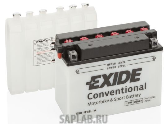 Купить EXIDE E50N18LA Аккумулятор автомобильный EXIDE E50-N18L-A 20 Ач