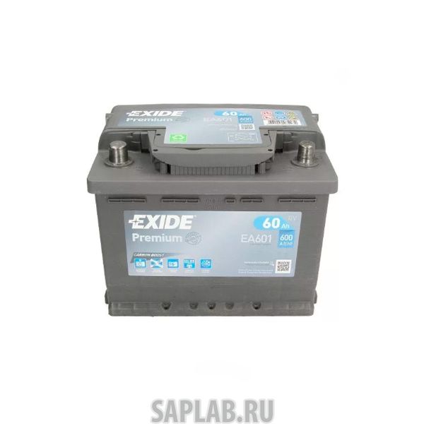 Купить EXIDE EA601 Exide Ea601 аккумуляторная Батарея 19.5/17.9 Рус 60ah 600a Carbon Boost EXIDE EA601