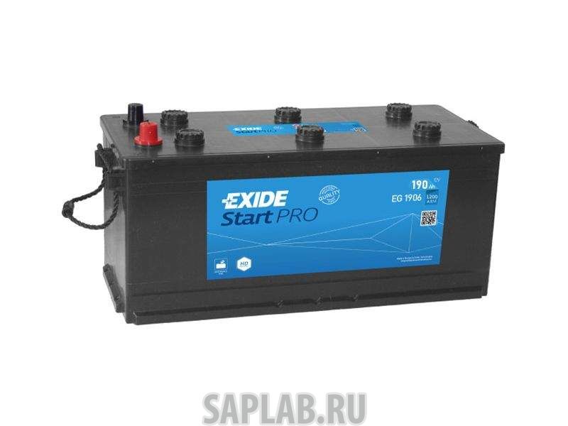 Купить EXIDE EG1906 Аккумулятор Exide Heavy Duty 190 A/Ч (Eg 1906)(-/+) 12v 1100 A En   510х218х225 EG1906