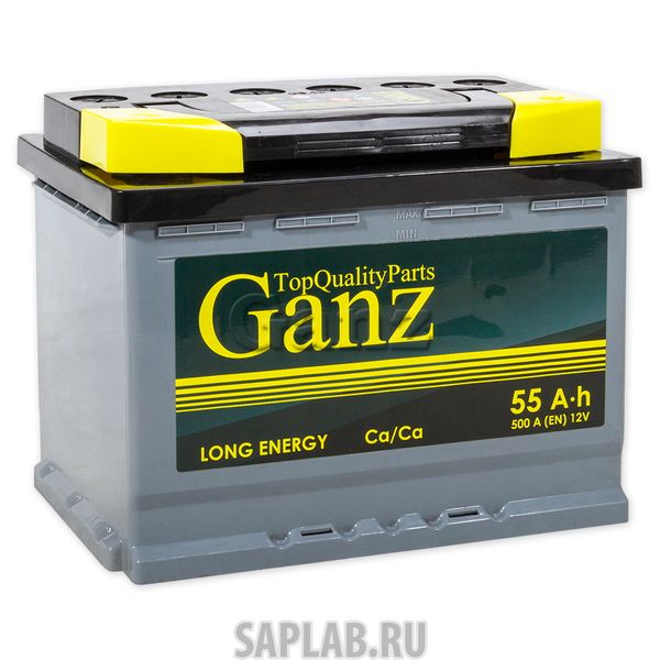 Купить GANZ GA550 Аккумулятор Ganz 55 А/Ч Обр 242x175x190 En500 Ganz Ga550 GANZ арт. GA550