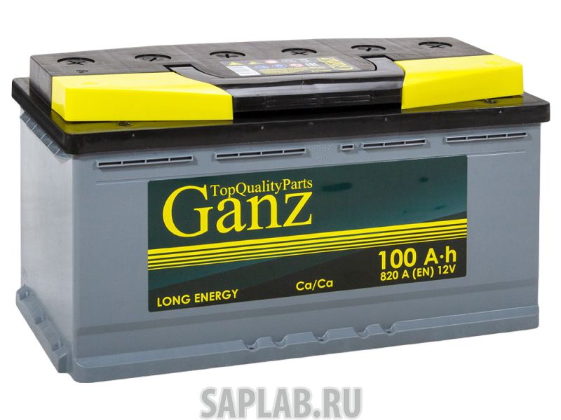 Купить GANZ GANZ1003L Аккумулятор GANZ 100 А/ч 353x175x190 EN820 ganz1003l