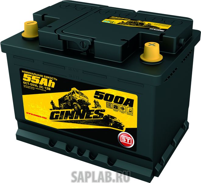 Купить GINNES GS5501 Аккумулятор автомобильный GINNES ST 6CT-55.0 GS5501
