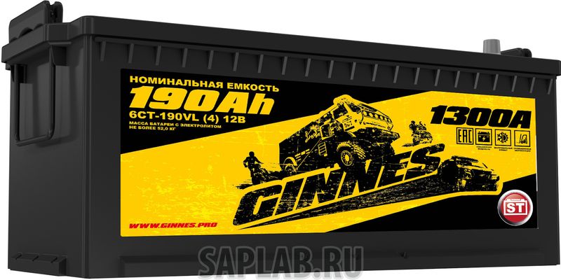 Купить GINNES GY19041 Аккумулятор автомобильный GINNES 6СТ-190.4 GY19041