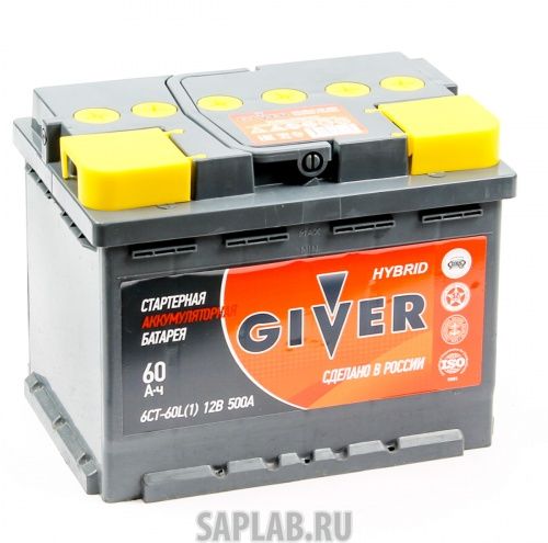 Купить GIVER 1555 Аккумулятор GIVER HYBRID 60L