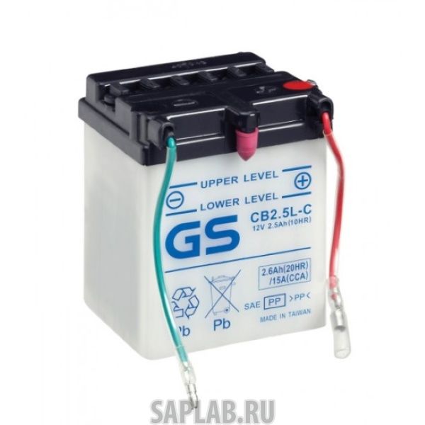 Купить GS CB25LC Аккумулятор GS CB2.5L-C (б/э)