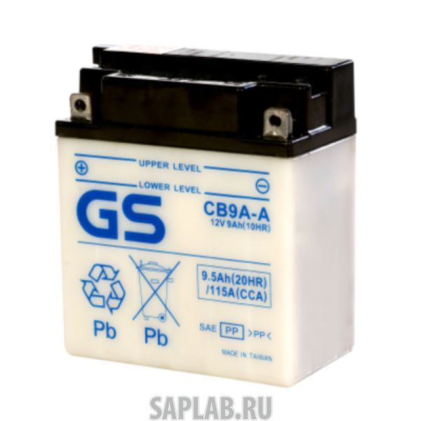 Купить GS_YUASA CB9AA Аккумулятор GS Yuasa CB9A-A 12В 9Ач 115CCA 137x77x157 мм Прямая (+-)