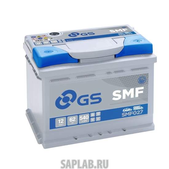 Купить GS_YUASA GSSMF027 Аккумулятор GS Yuasa GS SMF027 12В 62Ач 540CCA 242x175x190 мм Обратная (-+)