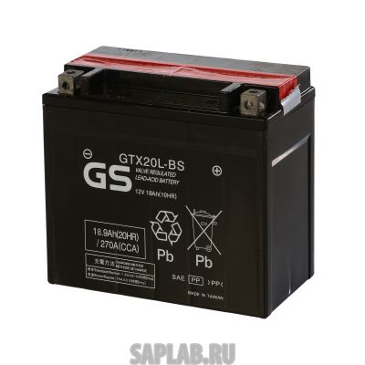 Купить GS_YUASA GTX20LBS Аккумулятор для мототехники GS YUASA GTX20L-BS