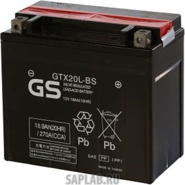 Купить GS_YUASA TTZ7SGS Аккумулятор GS Yuasa TTZ7S GS 12В 6Ач 90CCA 113x70x105 мм Обратная (-+)