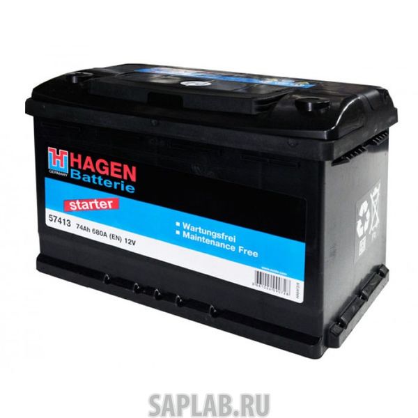 Купить HAGEN_BATTERIE 57413 Аккумулятор HAGEN BATTERIE арт. 57413