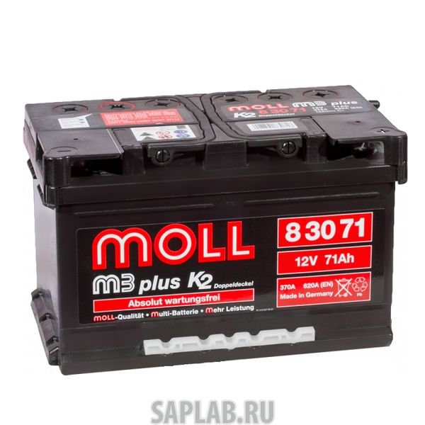 Купить MOLL 83071 Аккумулятор MOLL M3plus 71R 620A 278x175x175 83071