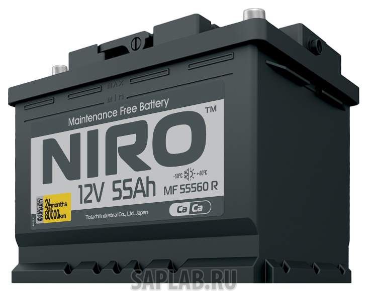 Купить NIRO 4589904925498 Аккумулятор автомобильный NIRO MF 55560,  55а/ч R 4589904925498