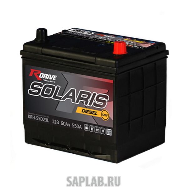 Купить RDRIVE 1587 Аккумулятор RDRIVE SOLARIS 55D23L
