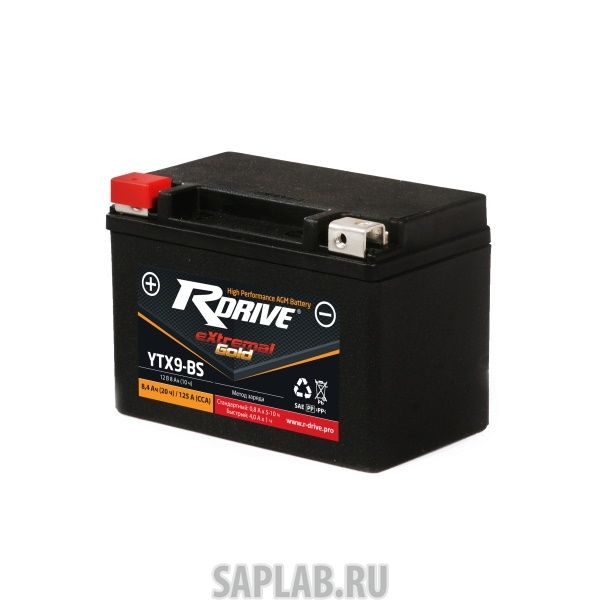 Купить RDRIVE GYTX9BS Аккумулятор RDRIVE GOLD YTX9-BS