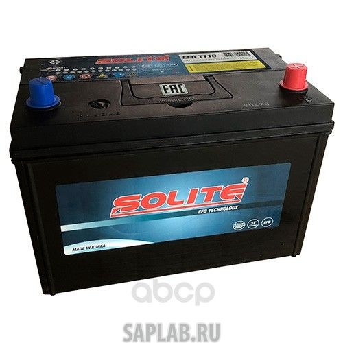 Купить SOLITE EFBT110 Аккумулятор автомобильный Solite EFBT110 START-STOP 90А/ч 880А полярность обратная
