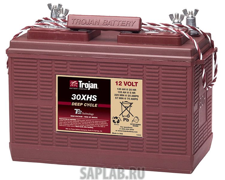 Купить TROJAN 30XHS Аккумулятор TROJAN 30XHS 12V 130A (355х171х256)