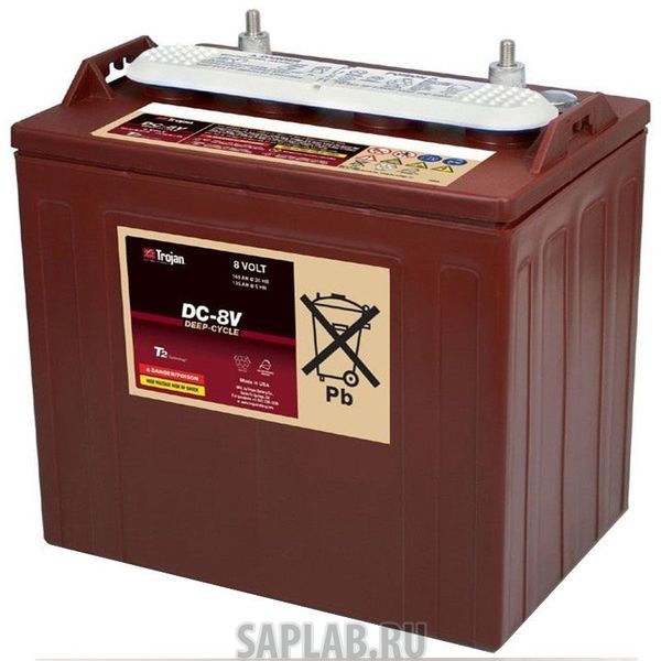 Купить TROJAN DC8V Аккумулятор TROJAN DC-8V 8V 160A (259х181х283)