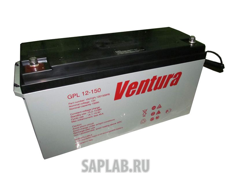 Купить VENTURA GPL12150 Аккумулятор Ventura GPL 12-150 12В 155Ач 483x170x240 мм Прямая (+-)