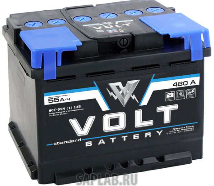 Купить VOLT VS5511 Аккумулятор автомобильный VOLT STANDARD 6СТ-55.1 VS5511