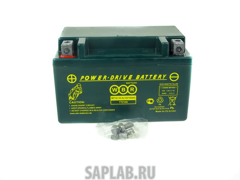 Купить WBR 1058149116372 Аккумулятор мотоциклетный WBR MT 12-10-A 12V10AH YTZ10S