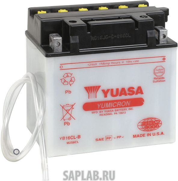 Купить YUASA YB16CLB Аккумулятор автомобильный Yuasa YB16CL-B