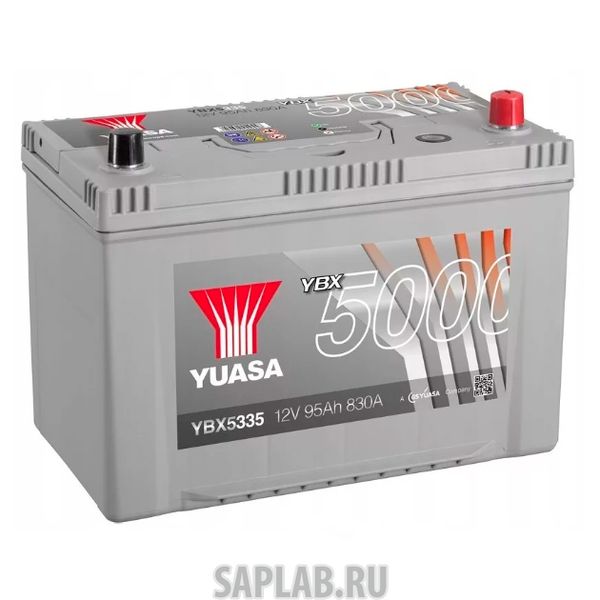 Купить YUASA YBX5335100 Аккумуляторная Батарея Silver High Performance[12v 95ah 830a] YUASA