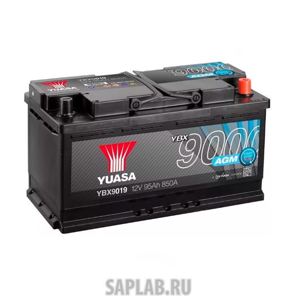 Купить YUASA YBX9019095 Аккумуляторная Батарея Agm Start Stop Plus[12v 95ah 850a B13] YUASA