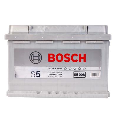 Купить BOSCH 0092S50080 Аккумулятор автомобильный BOSCH S5 Silver Plus 0 092 S50 080 77 Ач