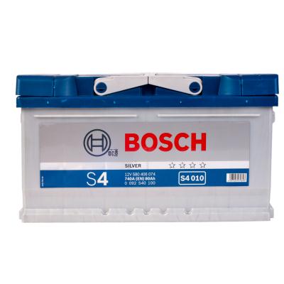 Купить BOSCH 0092S40100 Аккумулятор автомобильный BOSCH S4 Silver 0 092 S40 100 80 Ач