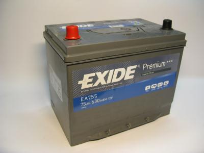 Купить EXIDE EA755 Аккумулятор автомобильный EXIDE EA755 75 Ач