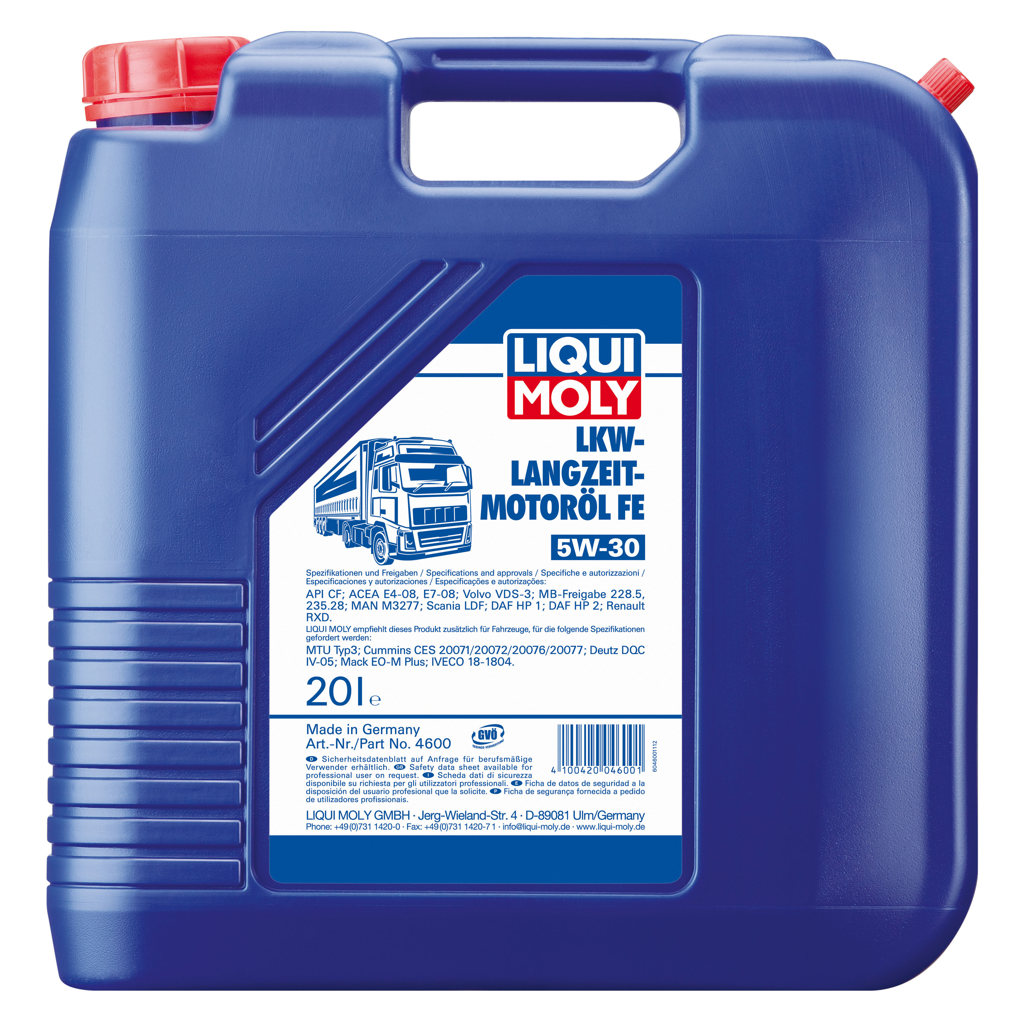 Купить Liqui moly 4600 LKW-Langzeit-Motoroil FE