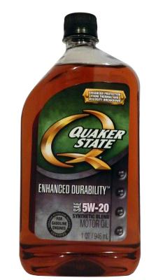 Купить Quaker state 073102046825 Enhanced Durability SAE 5W-20 Synthetic Blend Motor Oil