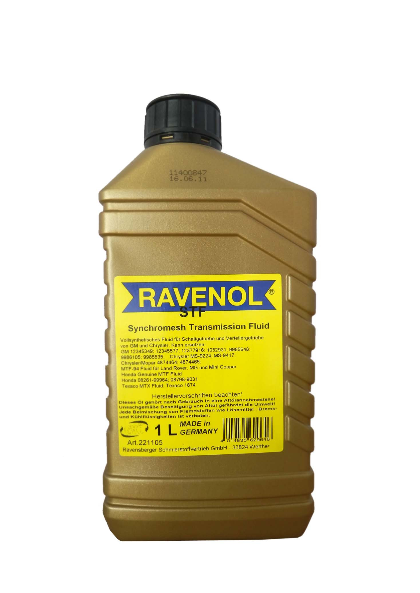 Купить Ravenol 4014835718111 Трансмиссионное масло  STF Synchromesh Transmission Fluid ( 1л)