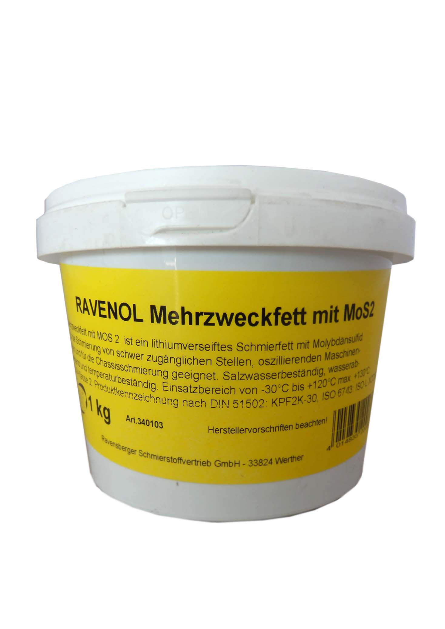 Купить Ravenol 4014835200333 Смазка Mehrzweckfett m.MOS 2 (1кг)
