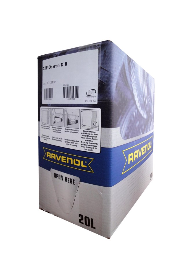 Купить Ravenol 4014835787827 Трансмиссионное масло  ATF Dexron DII (20л)