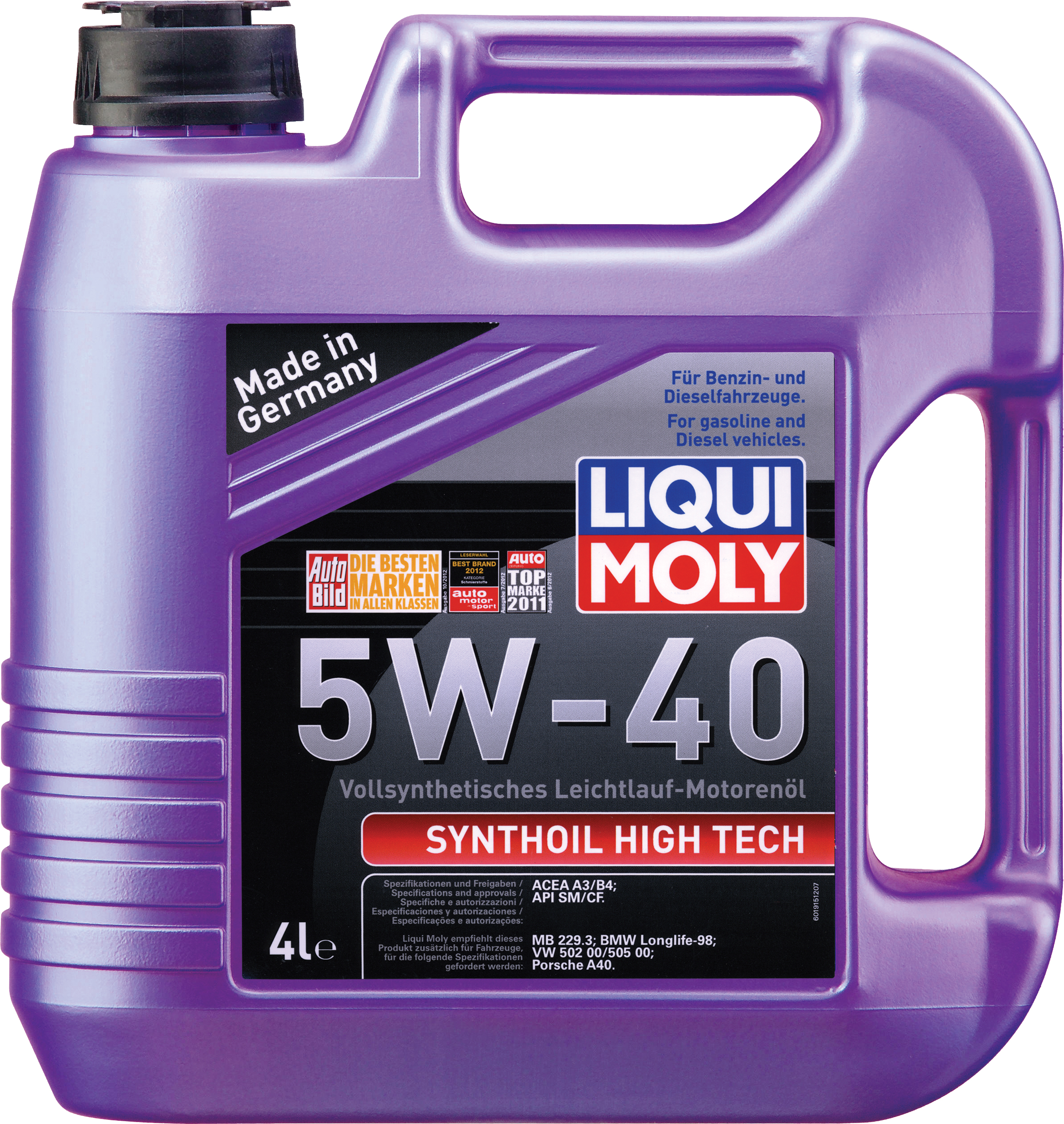 Купить Liqui moly 1915 Синтетическое моторное масло