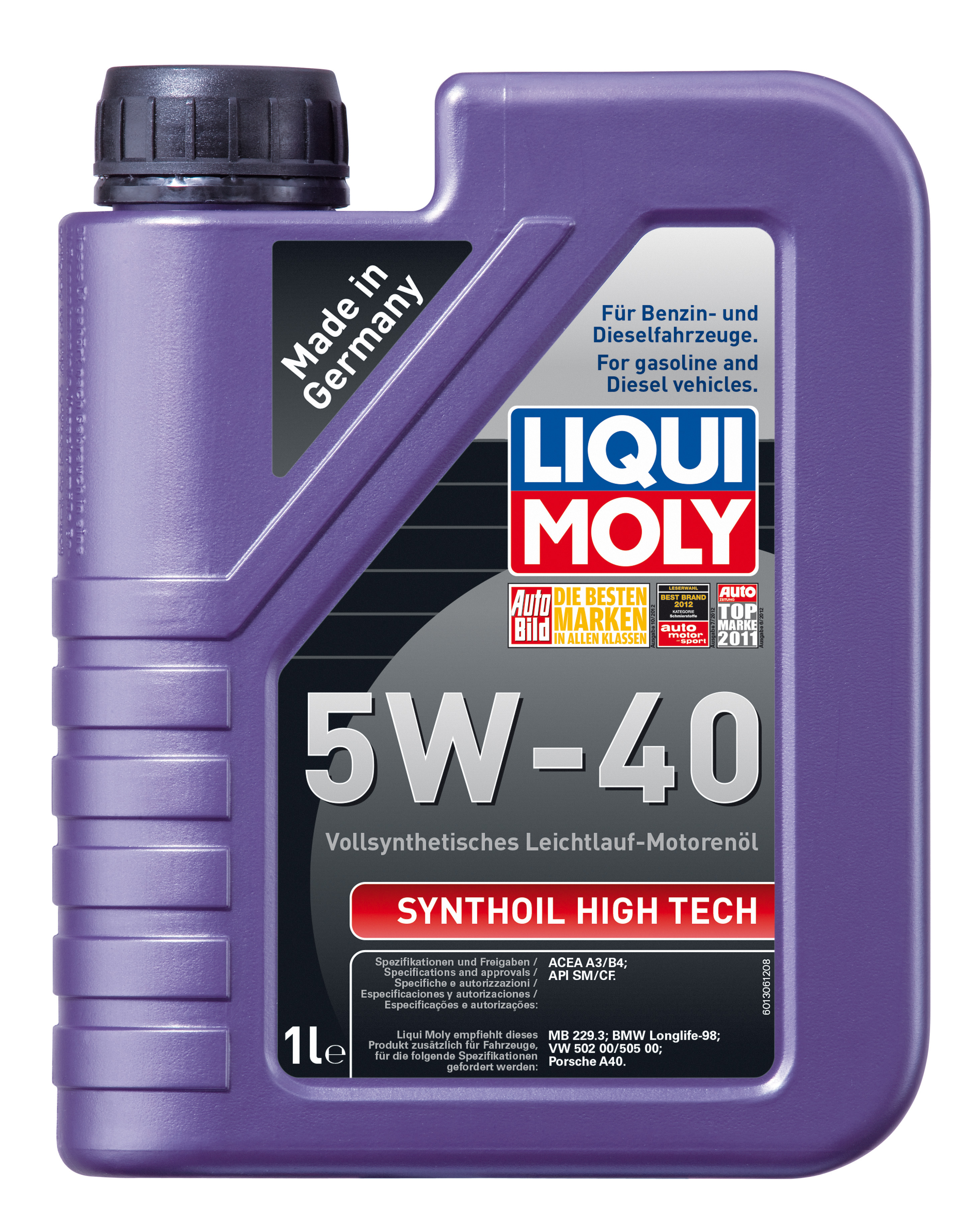 Купить Liqui moly 1924 Synthoil High Tech SAE 5W-40