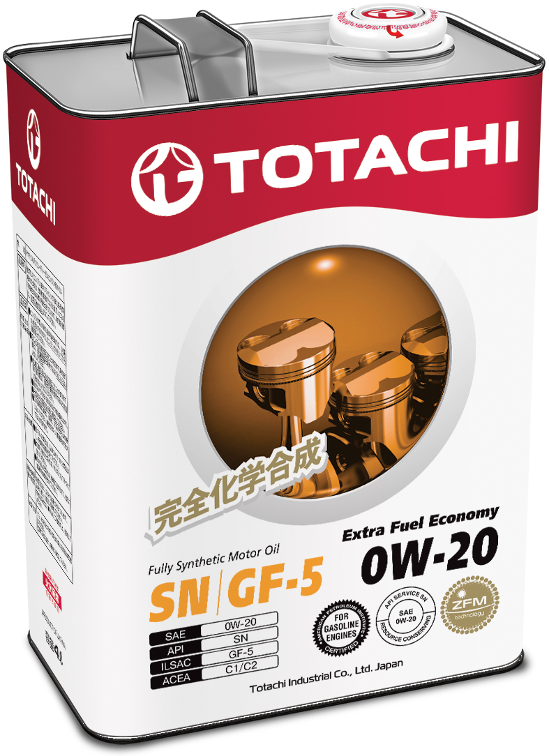 Купить Totachi 4562374690622 Extra Fuel Fully Synthetic SN 0W-20,, 4л