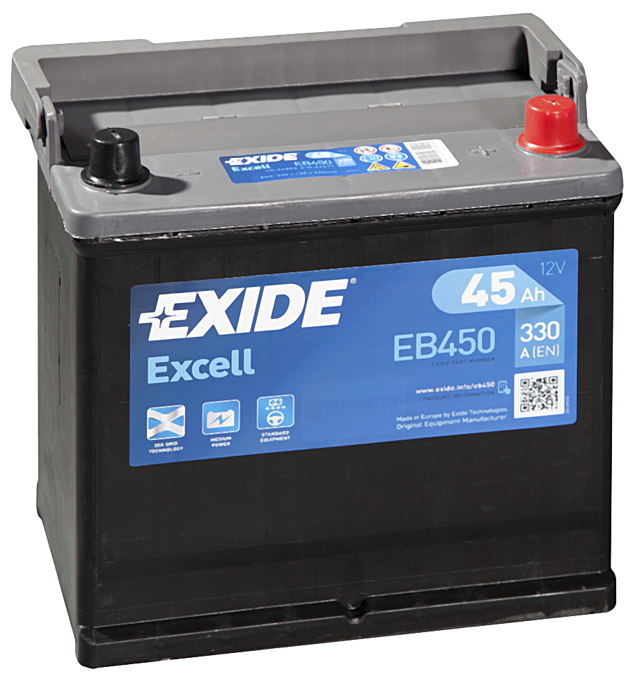 Купить EXIDE EB450 Аккумулятор автомобильный EXIDE EB450 45 Ач