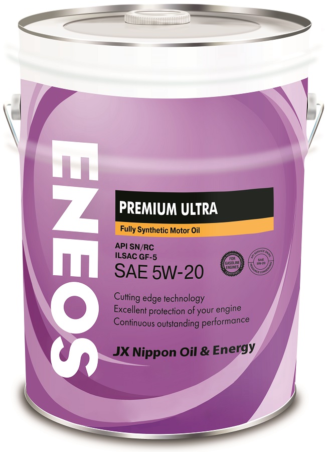 Купить Eneos 8801252022176 Premium Ultra 100% Synt. SN 5/20 20л