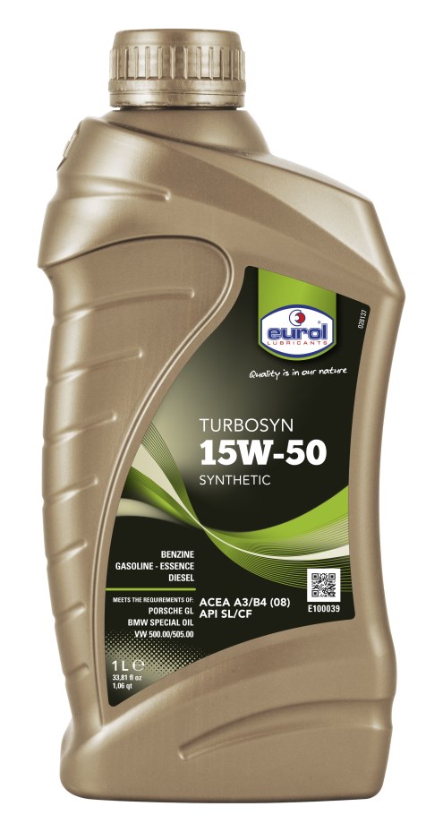 Купить Eurol E1000391L  Turbosyn 15W-50 SL/CF, 1л