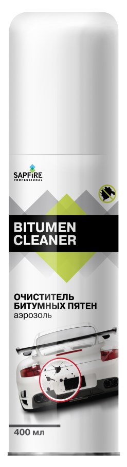Купить Sapfire professional SBV0009 Очиститель битумных пятен аэрозоль Bitumen Cleaner SAPFIRE